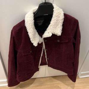 Sanctuary burgundy coat